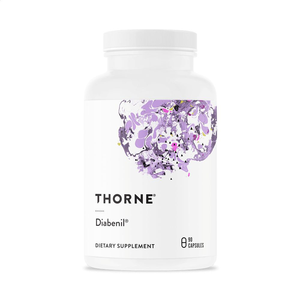 Комплекс Норма цукру в крові Thorne Research Diabenil, 90 капсул